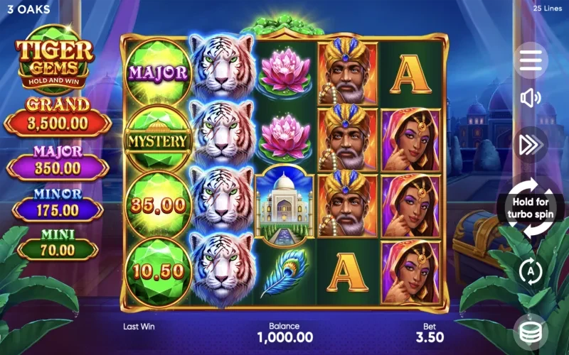 Tiger Gems Game
