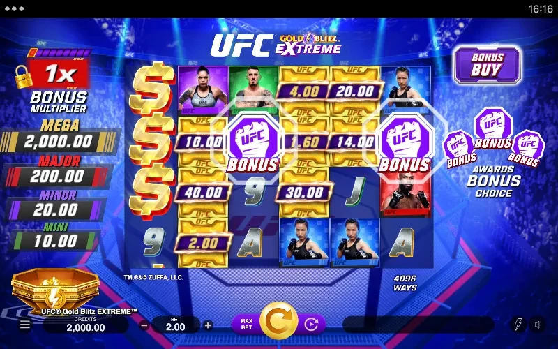 UFC Gold Blitz EXTREME Game