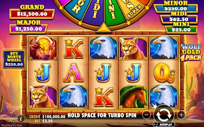 Wolf Gold 4 Pack Game